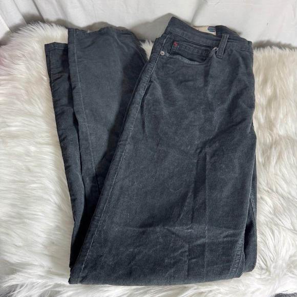 Marine Layer Midnight Navy Slim Straight Corduroy Pants Sz 32 X 32 - Picture 2 of 8